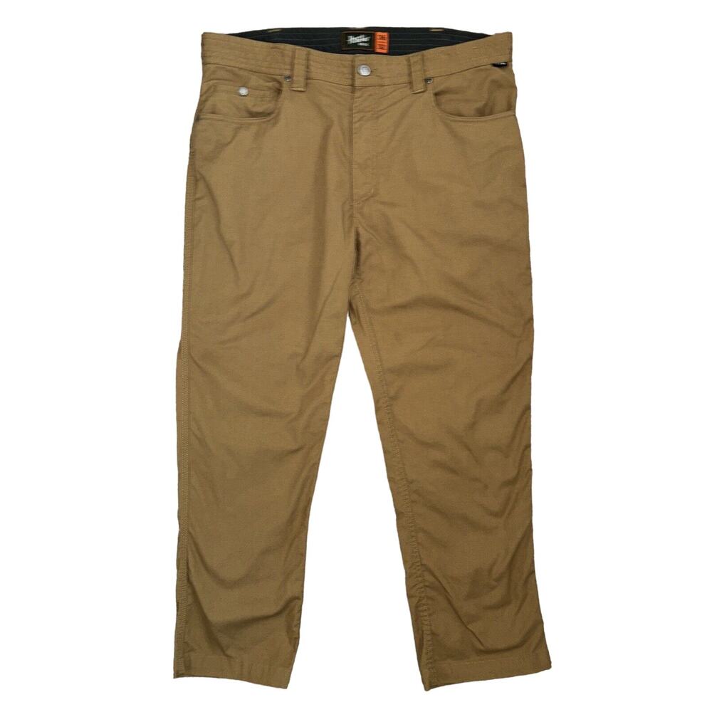 Howler Brothers Bros Frontside 5-Pocket Pants Actual 36x28 Tan Cordura Stretch